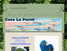 Tablet Screenshot of casalaparrot.biz